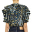 Josephine Silk Top Prussian