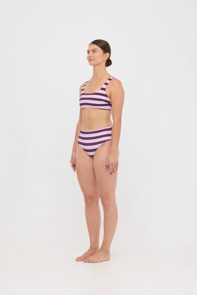 Chilli Swim Crop Voilet Plum