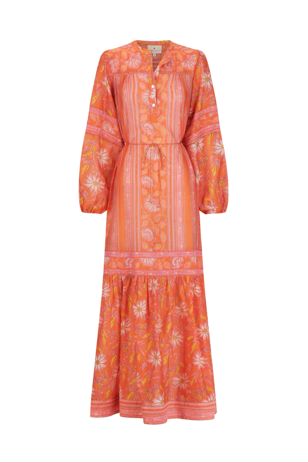 Vivianna Dress Spring Daisy Crimson