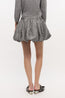Taffeta Check Bubble Mini Skirt