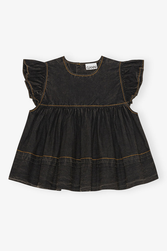 Cotton Frill Sleeve Top