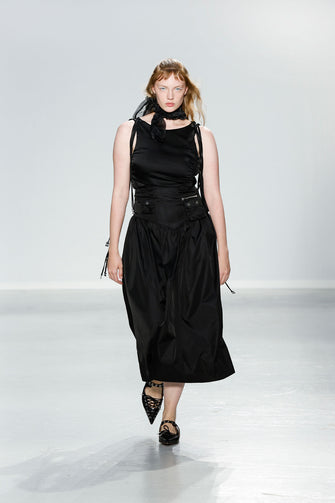 Duchesse Long Pocket Skirt