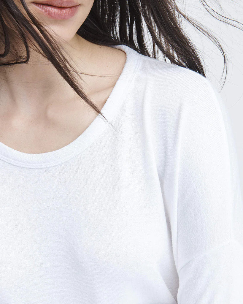 Knit Long Sleeve White