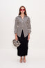 ZAZA Knit Fringe Skirt Black