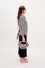 ZAZA Knit Fringe Skirt Black