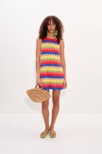 Moji Wave Mini Dress