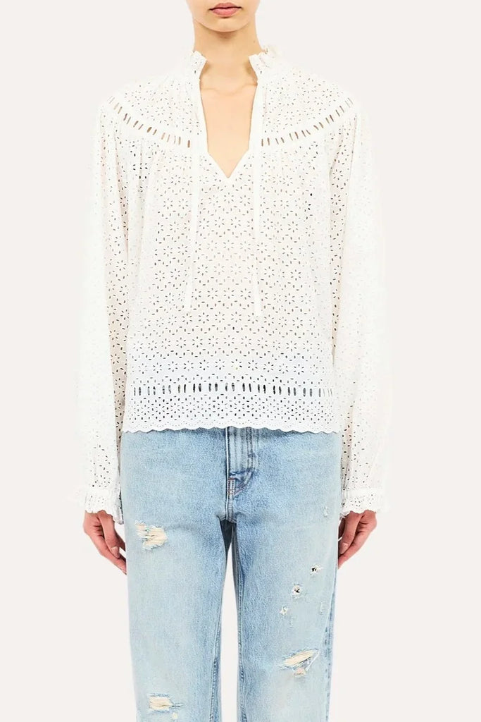 Avelie Cotton Blouse Pristine