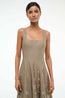 Wells Dress Taupe Embroidery