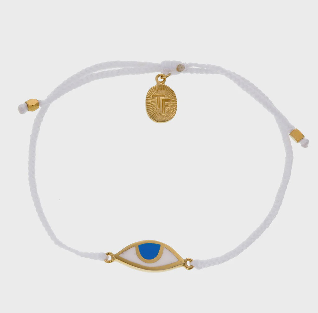 Eye of Protection Bracelet White Gold