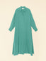 Boden Dress Gauze Bottle Green