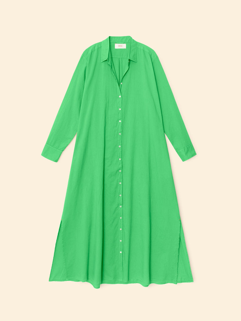 Boden Dress Green Leaf