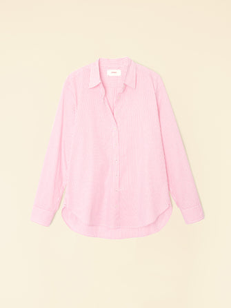 Beau Shirt Fire Pink Stripe