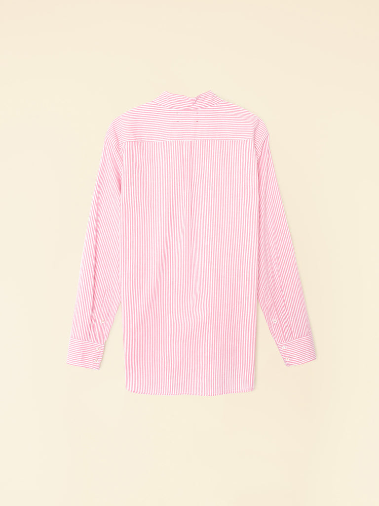 Beau Shirt Fire Pink Stripe