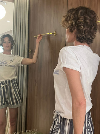 Zewel Tee Shirt White Blue