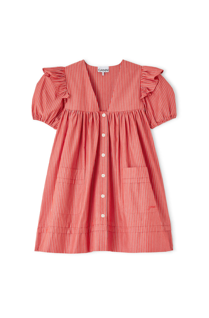 Oxford Stripe Angel Mini Dress