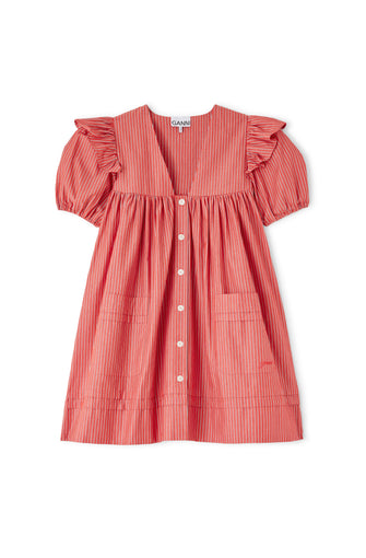 Oxford Stripe Angel Mini Dress