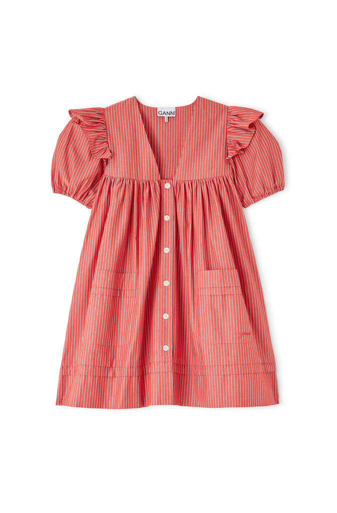 Oxford Stripe Angel Mini Dress