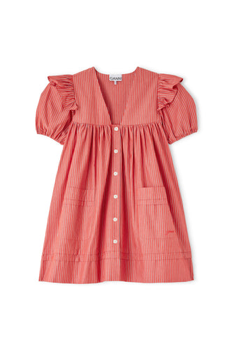Oxford Stripe Angel Mini Dress