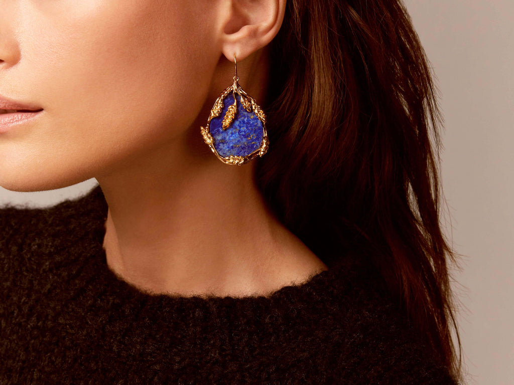Francoise Pendant Earrings Lazuli