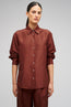 Long Sleeve Silk Shirt Barn Red