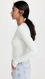 Alma Longsleeve Rib Tee Powder