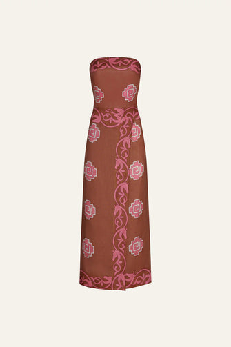 Ancient Dress Paprika Pink