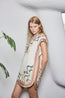 Framed Cap Sleeve Shift Dress