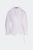 Anya Poplin Wrap Top Macadamia