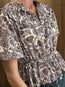 Elvie Short Sleeve Cotton Top Meadow