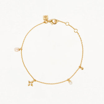 Live in Peace Bracelet Gold