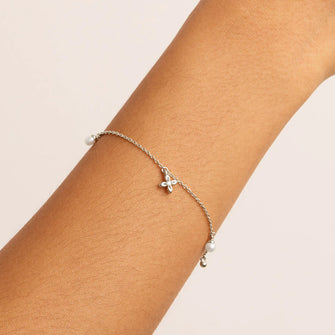 Live in Peace Bracelet Silver
