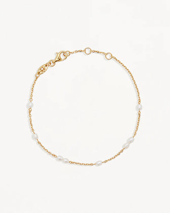 Gold Serene Dreams Pearl Bracelet