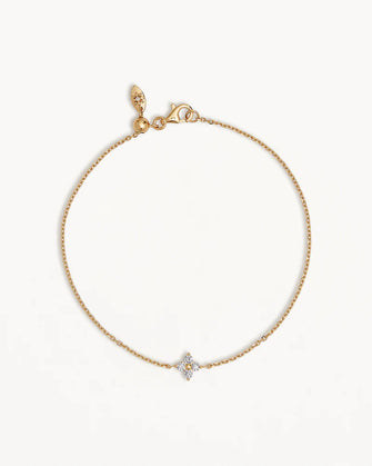 Crystal Bloom Bracelet Gold