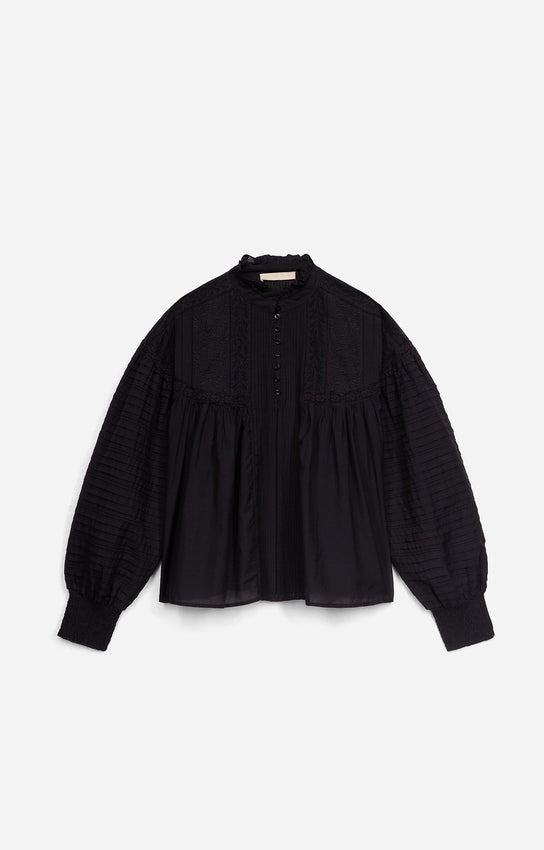 Dahlia Blouse Black