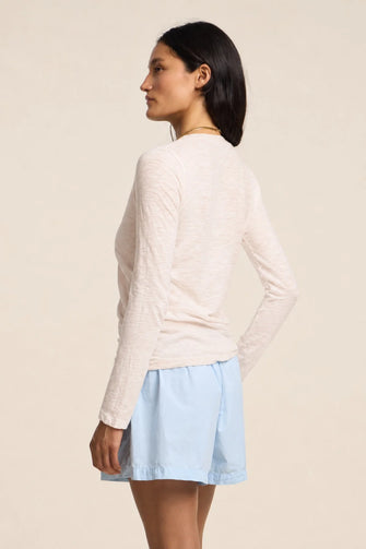 Blaire V Neck Long Sleeve Tee Beach
