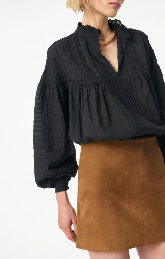 Dahlia Blouse Black