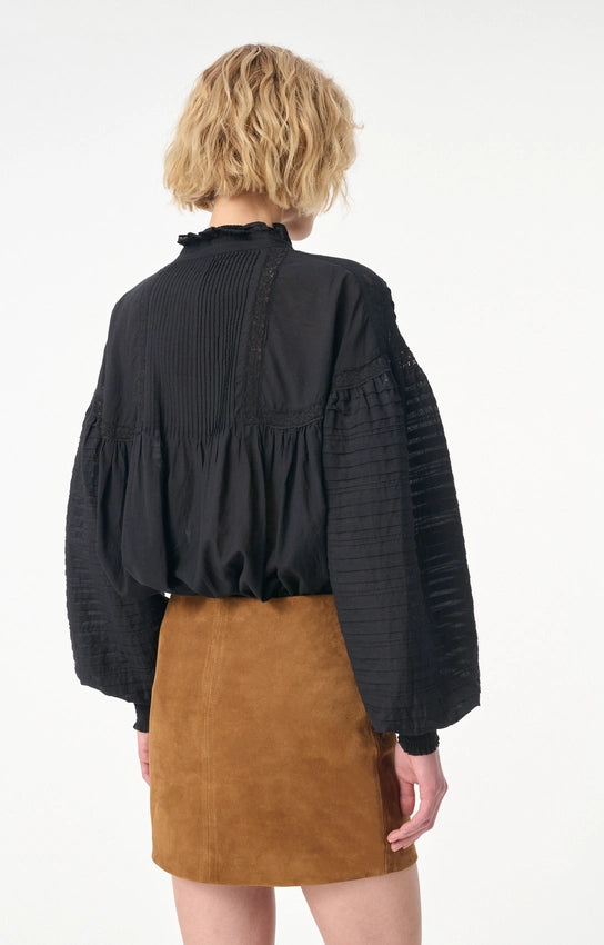 Dahlia Blouse Black