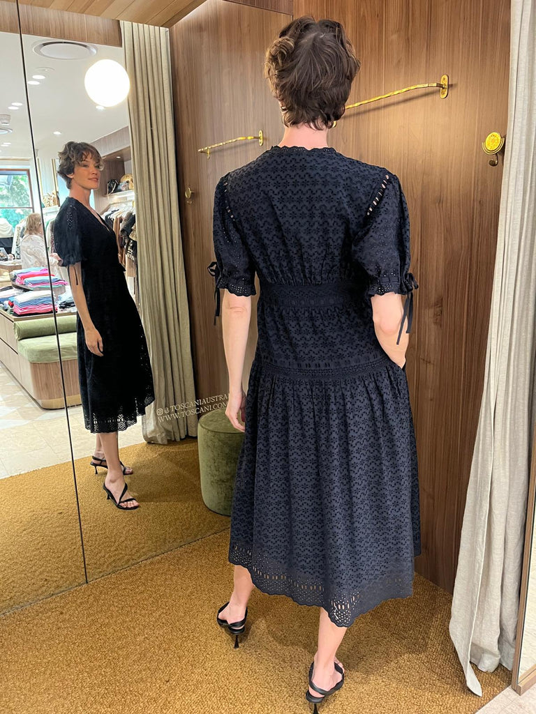 Ottilie Cotton Dress Midnight