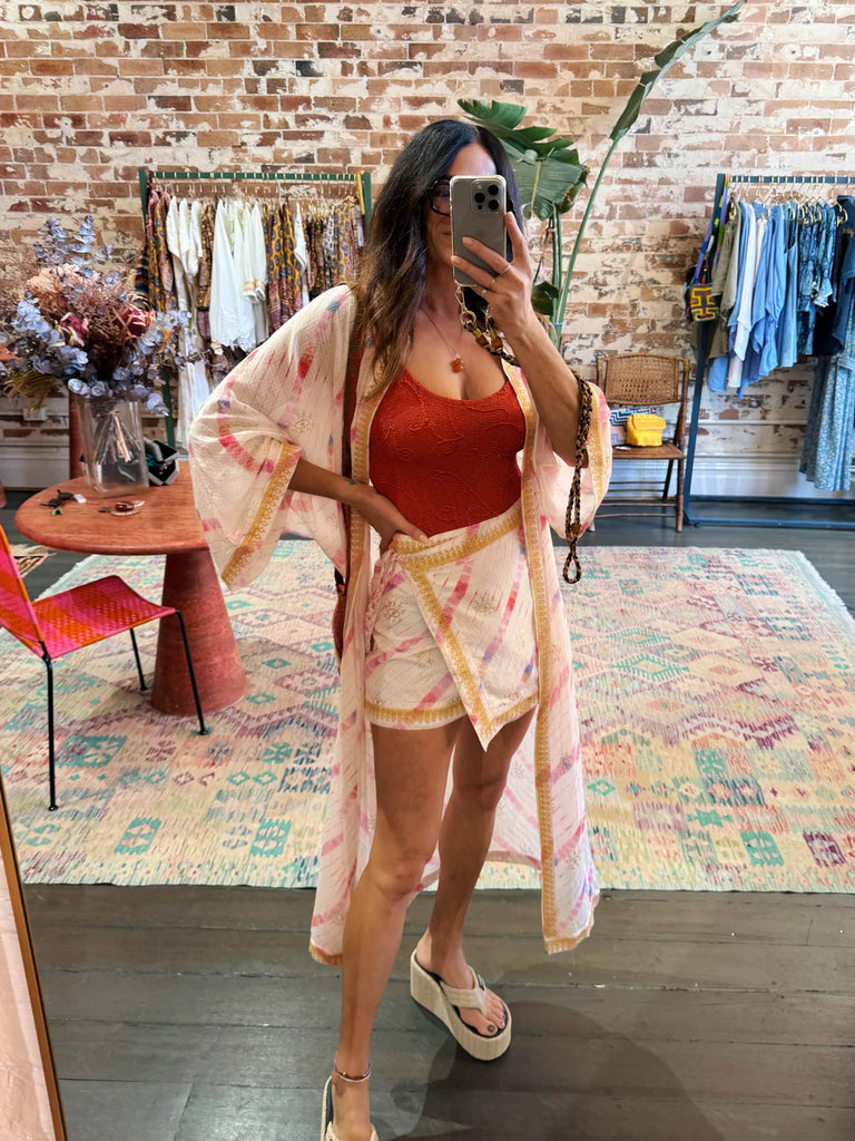 Aurora Wrap Mini Skirt