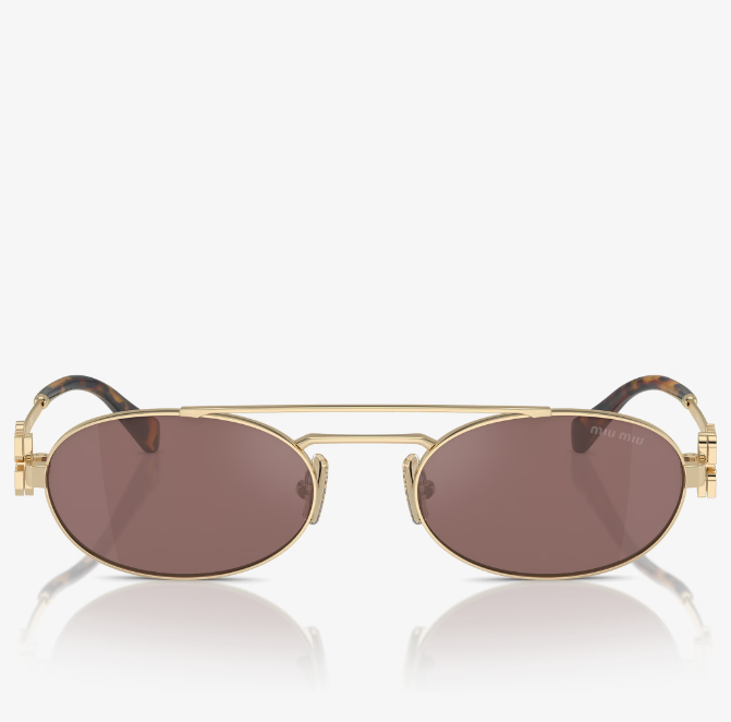 54ZS Sunglasses Pale Gold Brown