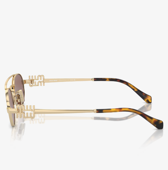 54ZS Sunglasses Pale Gold Brown