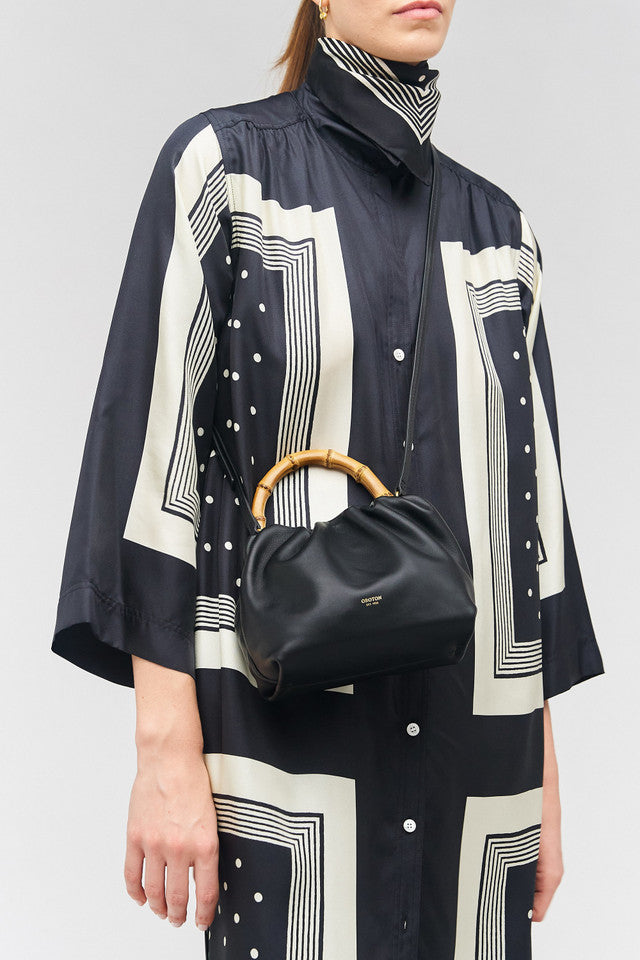 Gretel Mini Top Handle Bag Black