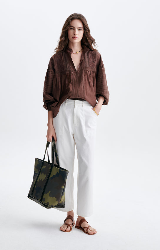 Dahlia Blouse Brown