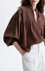 Dahlia Blouse Brown
