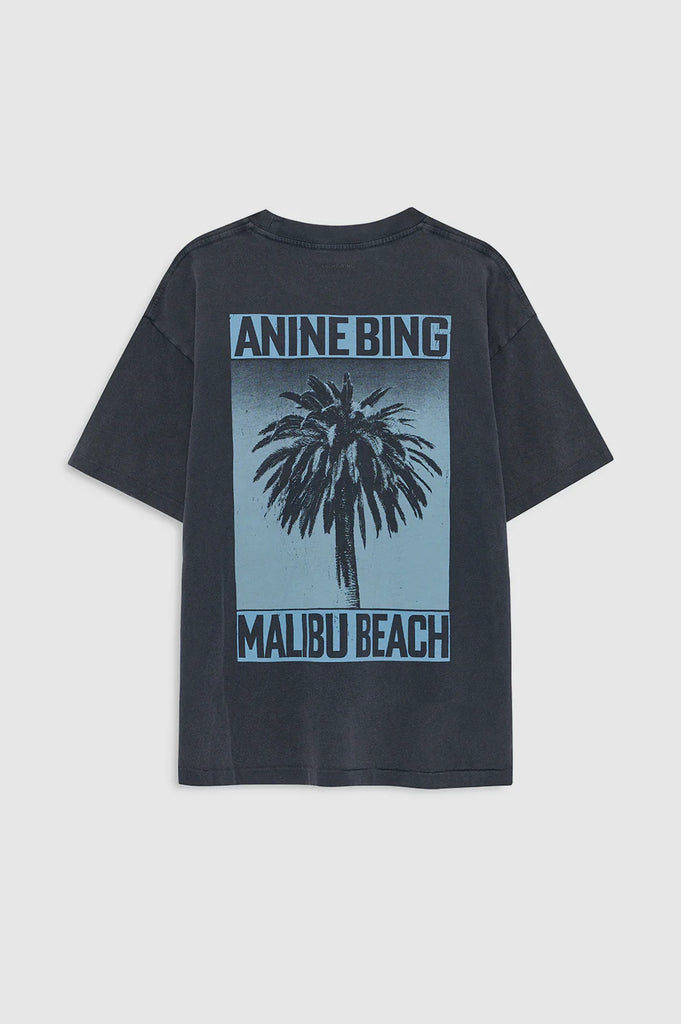 Cade Tee Palm Washed Black