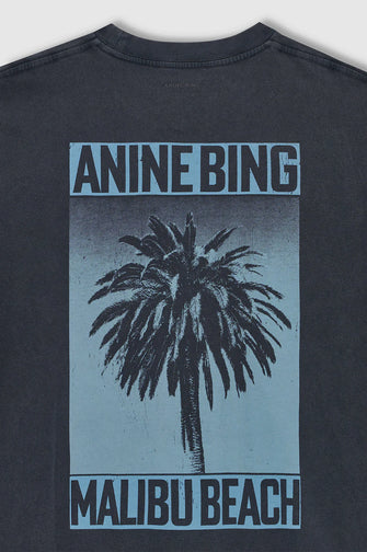 Cade Tee Palm Washed Black