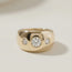 Calli Gypsy-Set Chunky Diamond Ring size 7