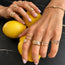 Calli Gypsy-Set Chunky Diamond Ring size 7