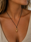 Capri Necklace Gold/Black
