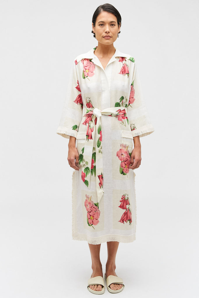 Verandah Floral Long Tunic Dress